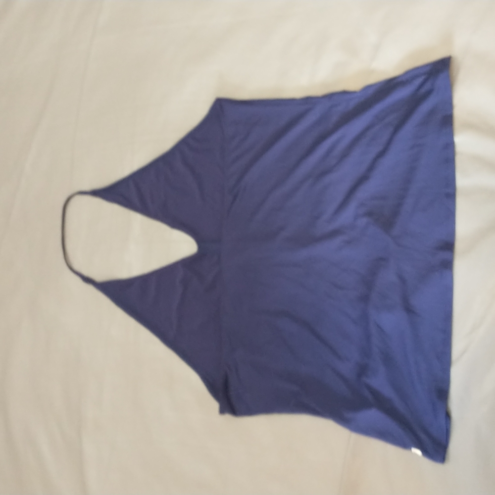 Fabletics blue Chiara halter tank top - Picture 2 of 5